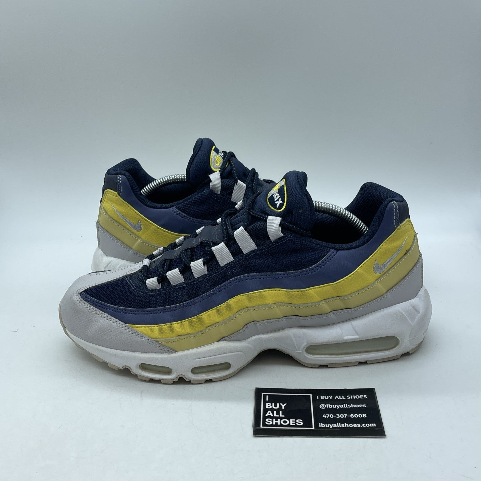 Size 10.5 - Nike Air Max 95 Essential Lemon Wash Suede Leather (749766-107)