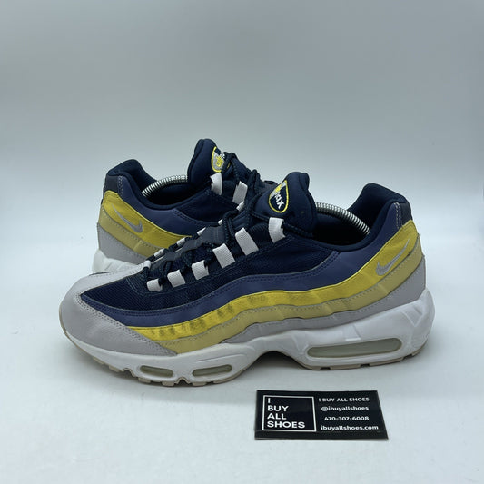 Size 10.5 - Nike Air Max 95 Essential Lemon Wash Suede Leather (749766-107)