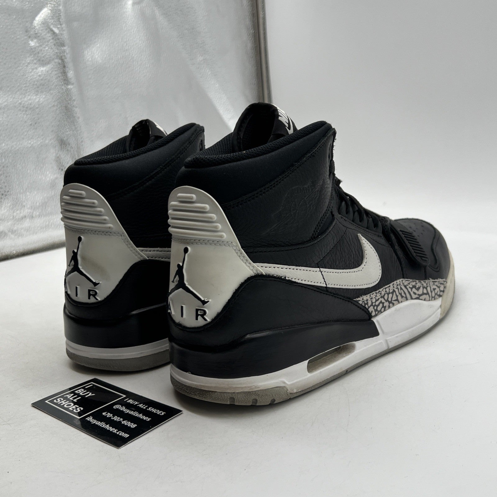 Size 14 - Air Jordan Legacy 312 Black Cement (AV3922-001)