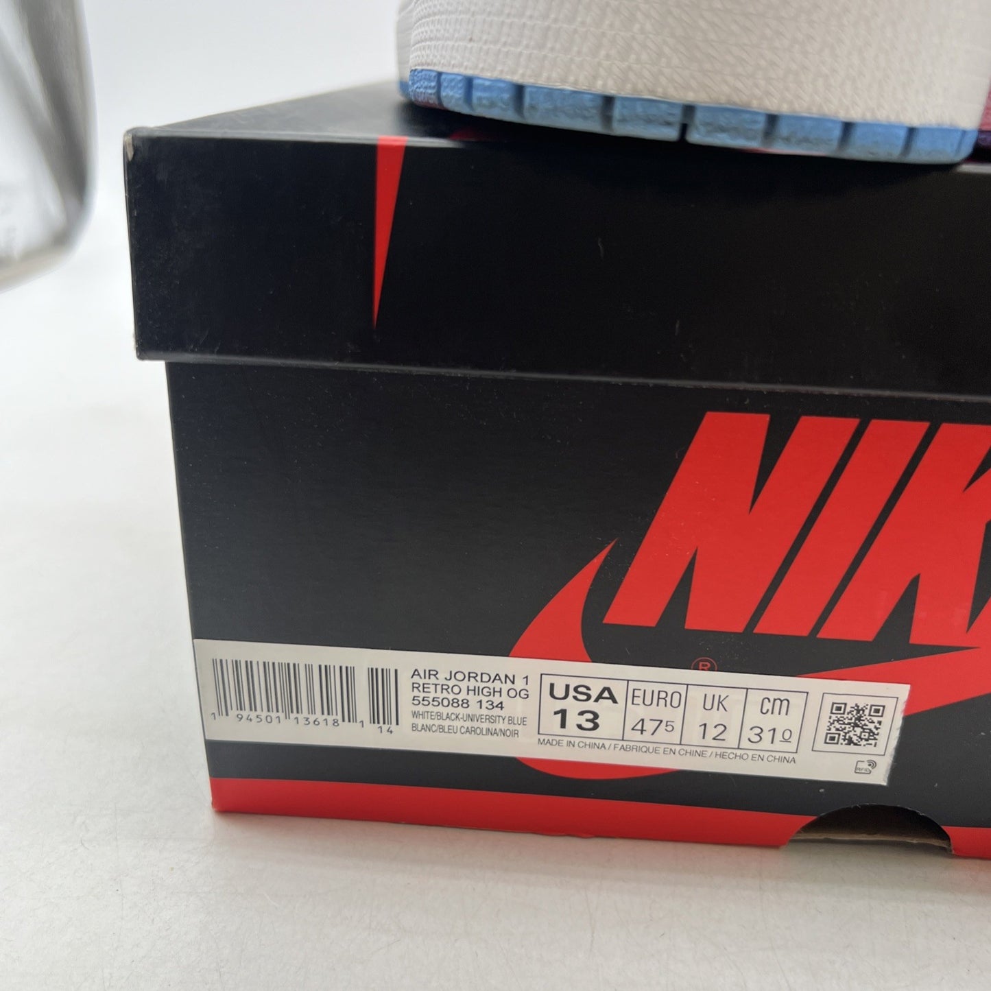 Size 13 - Air Jordan 1 Retro OG High University Blue (555088-134)