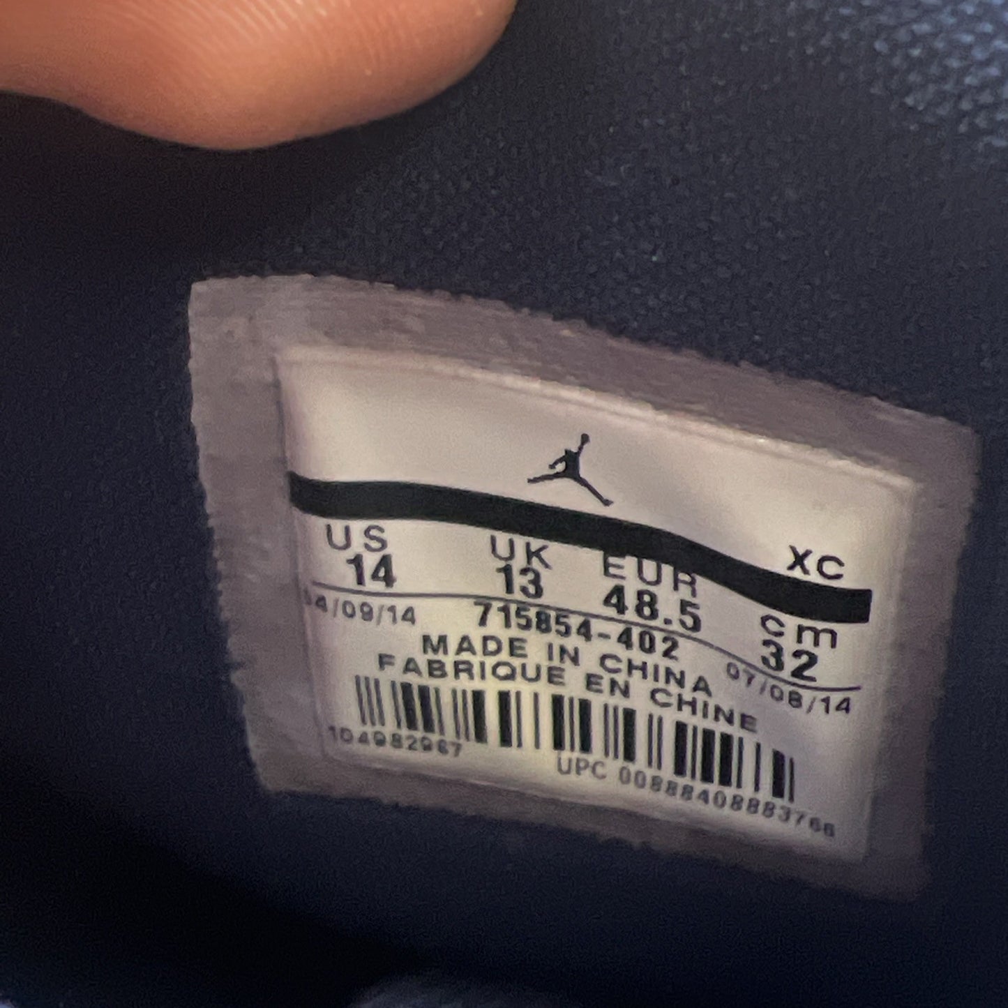 Size 14 - Air Jordan 1 Retro High Jeter (715854-402)