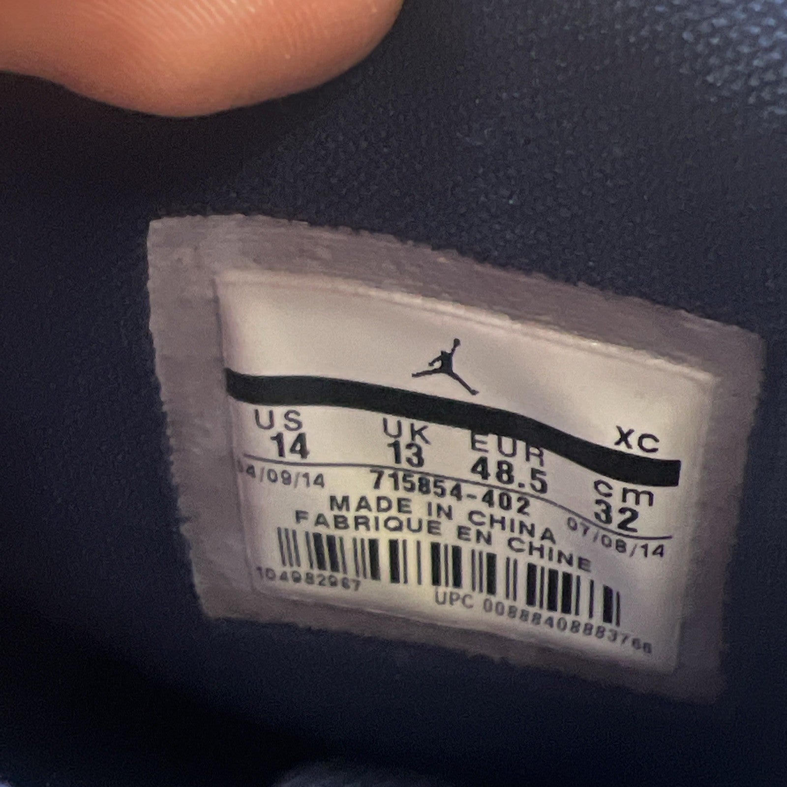 Size 14 - Air Jordan 1 Retro High Jeter (715854-402)