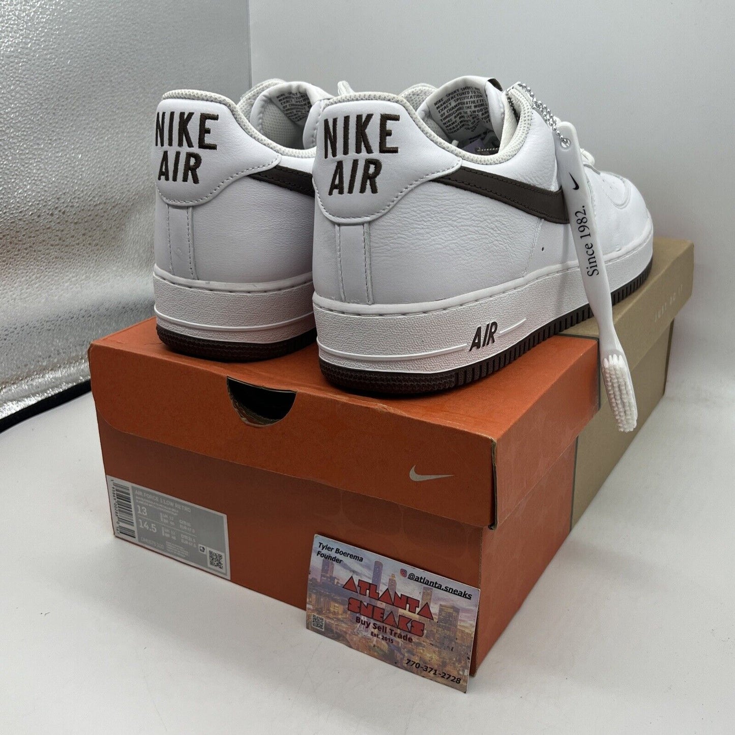 Size 13 - Nike Air Force 1 Low Retro White Brand New Og All