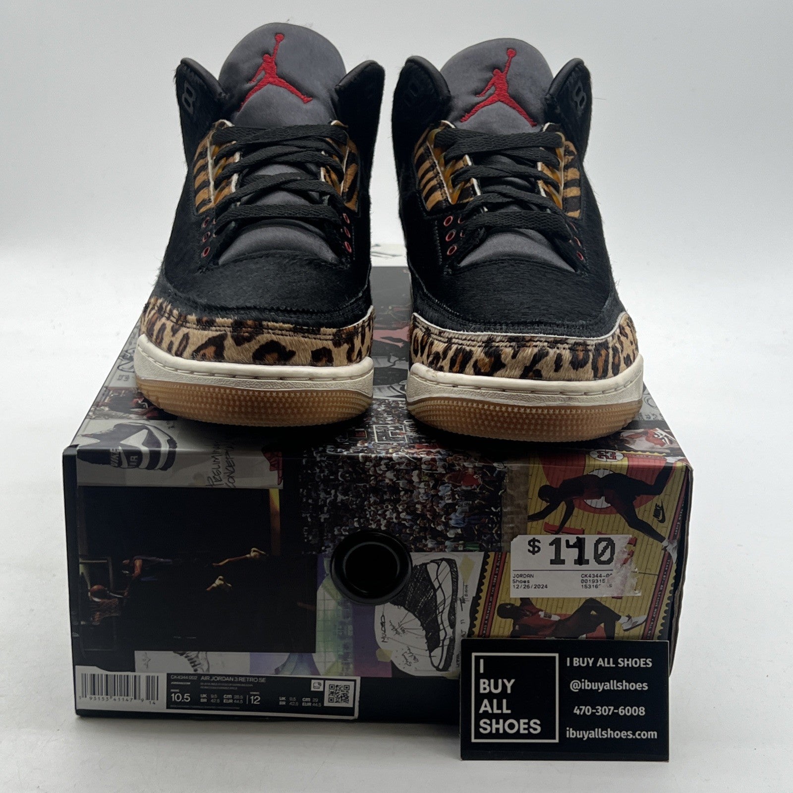 Size 10.5 - Air Jordan 3 Retro SE Animal Instinct (CK4344-002)