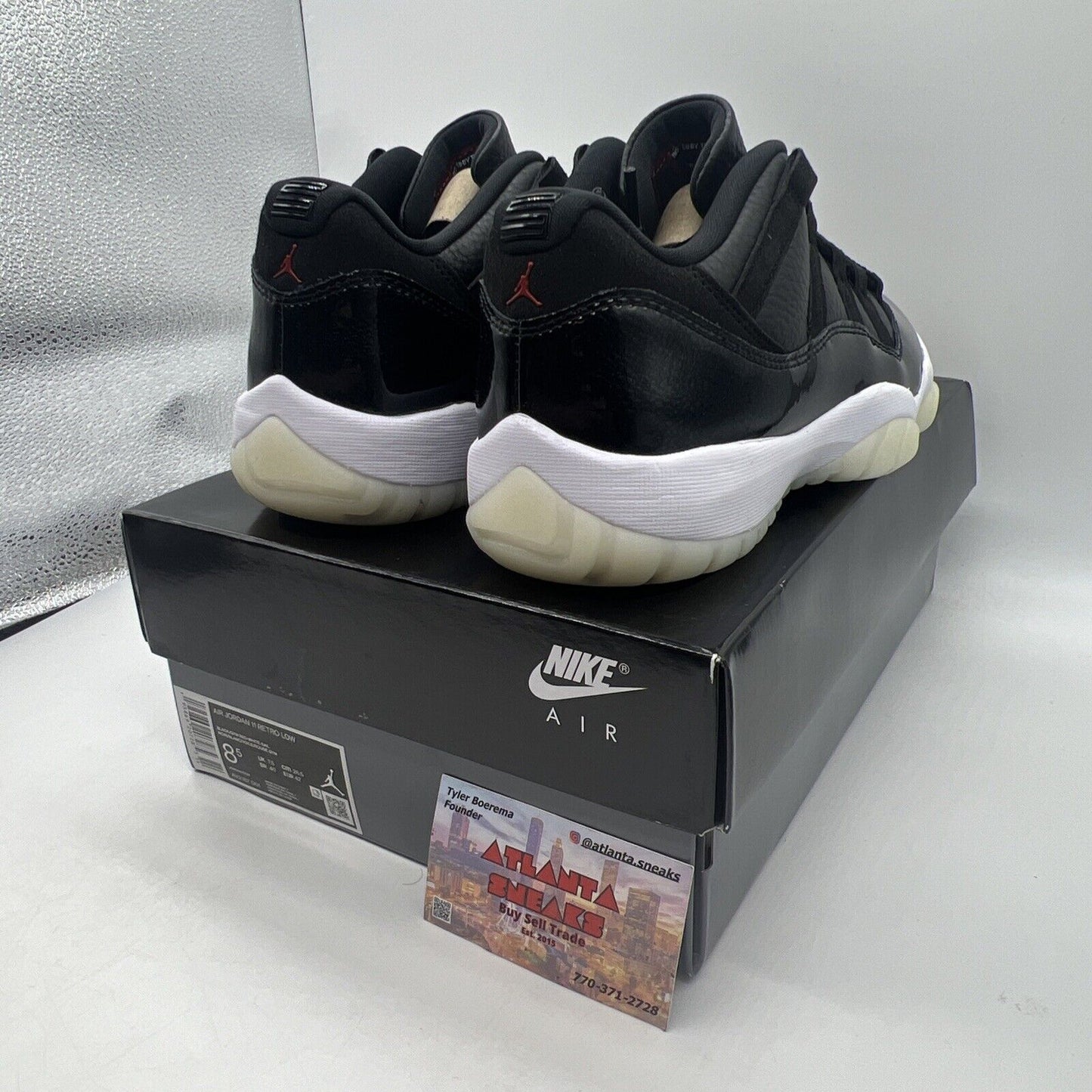 Size 8.5 - Jordan 11 Retro Low 72-10 Brand New Og All