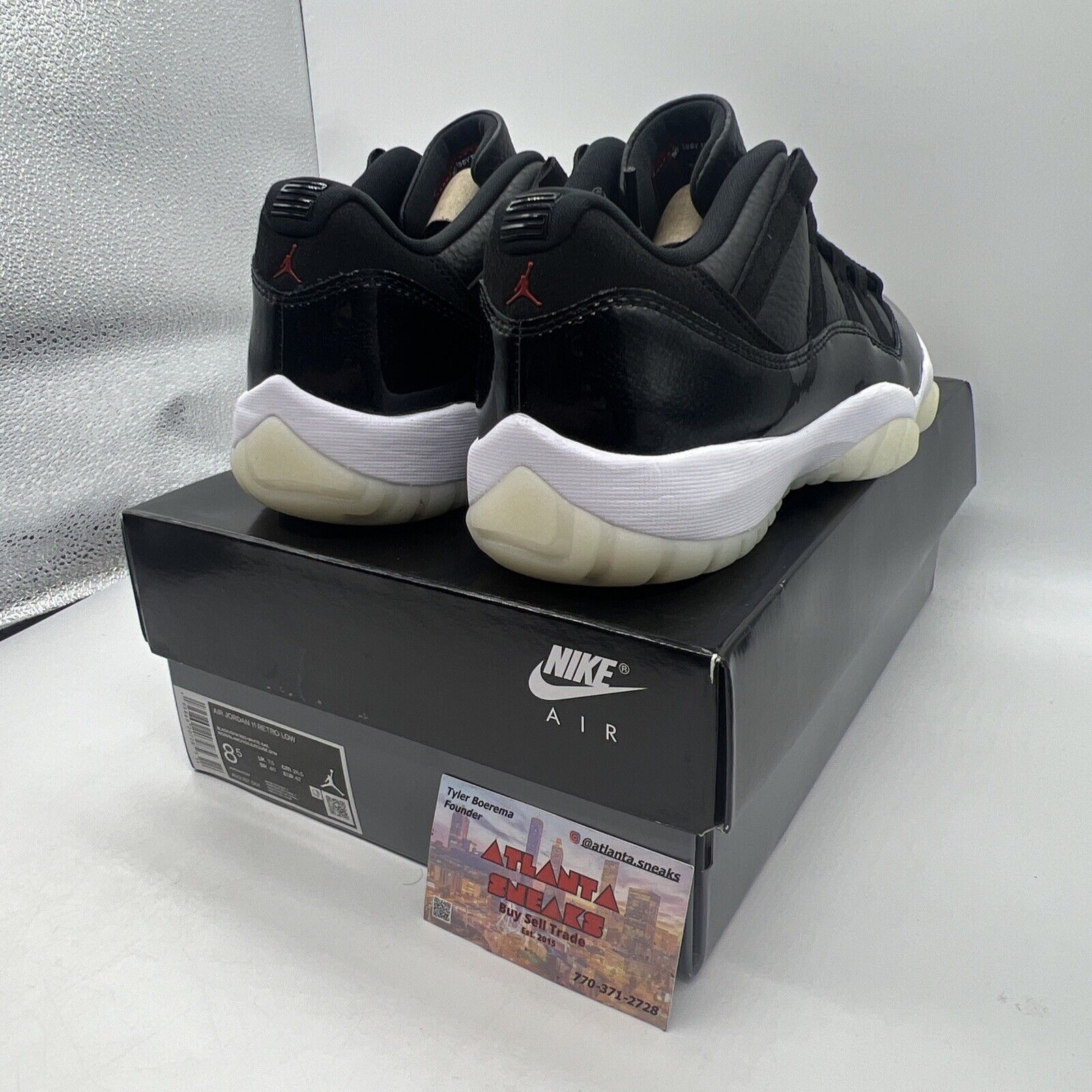 Size 8.5 - Jordan 11 Retro Low 72-10 Brand New Og All