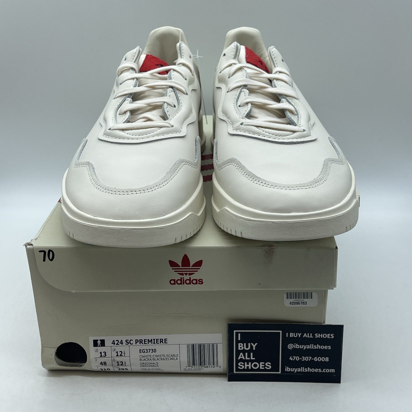 Size 13 - Adidas 424 x SC Premiere Chalk White (EG3730)