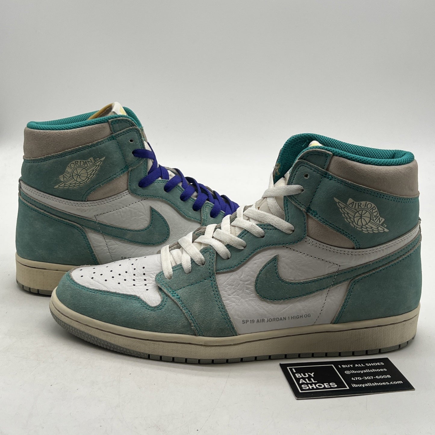 Size 12 - Air Jordan 1 Retro OG High Turbo Green (555088-311)