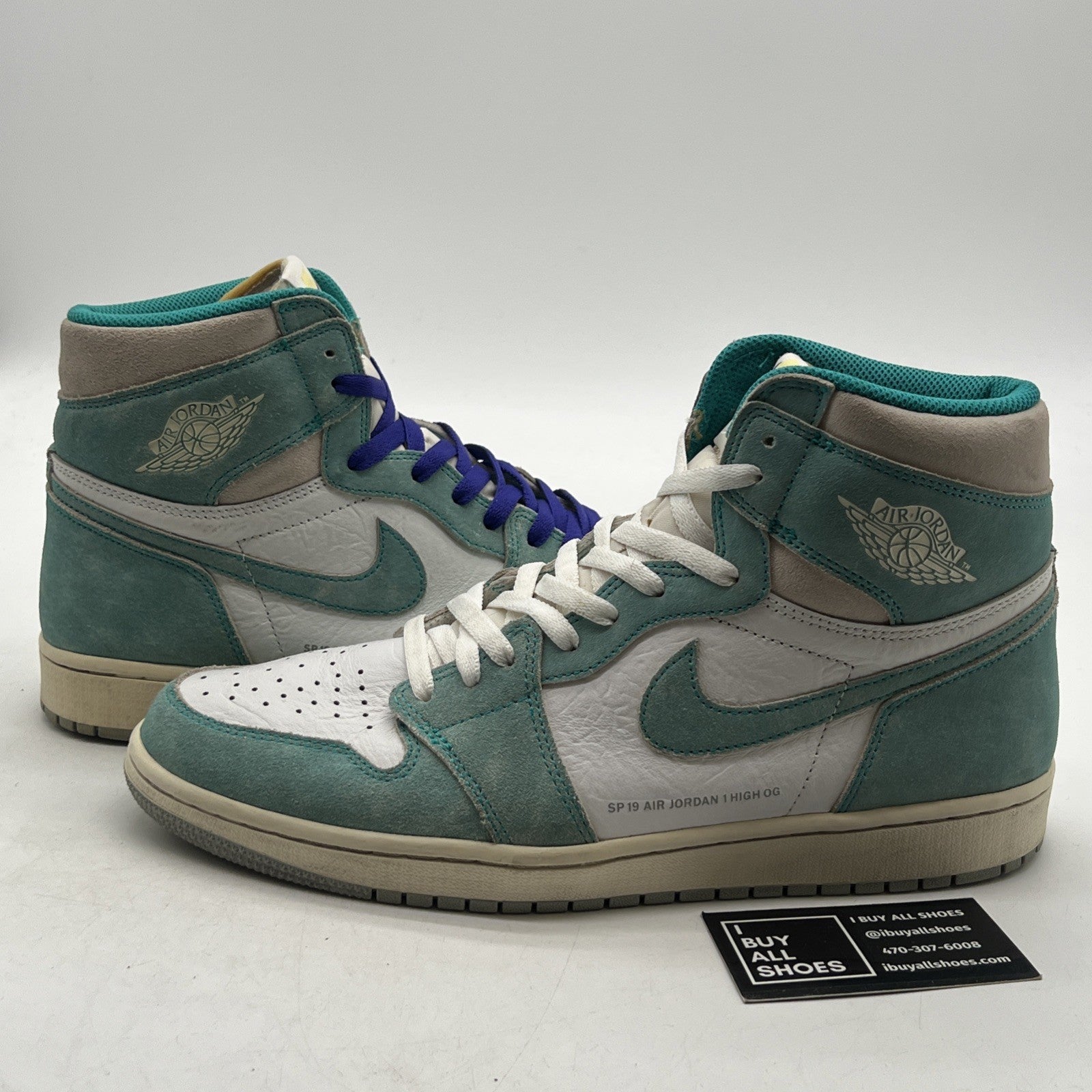 Size 12 - Air Jordan 1 Retro OG High Turbo Green (555088-311)