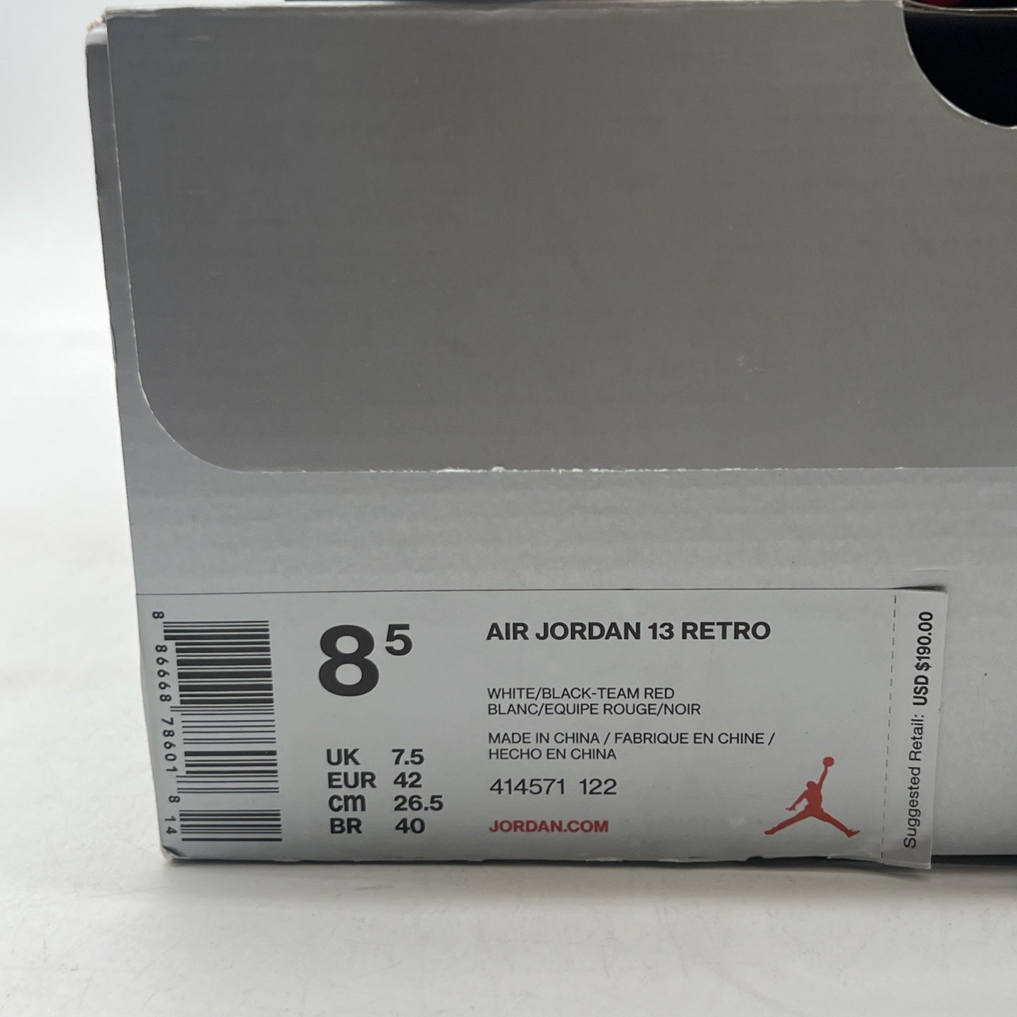 Size 8.5 - Air Jordan 13 Retro Chicago 2017 (414571-122)
