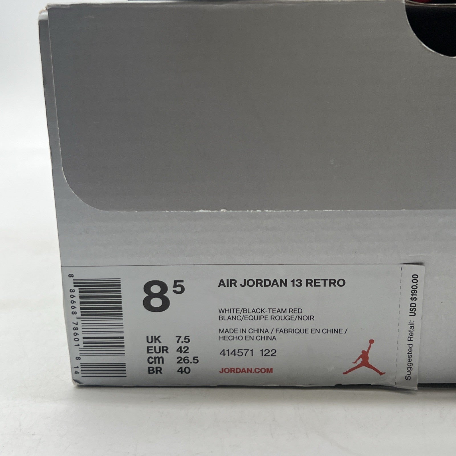 Size 8.5 - Air Jordan 13 Retro Chicago 2017 (414571-122)