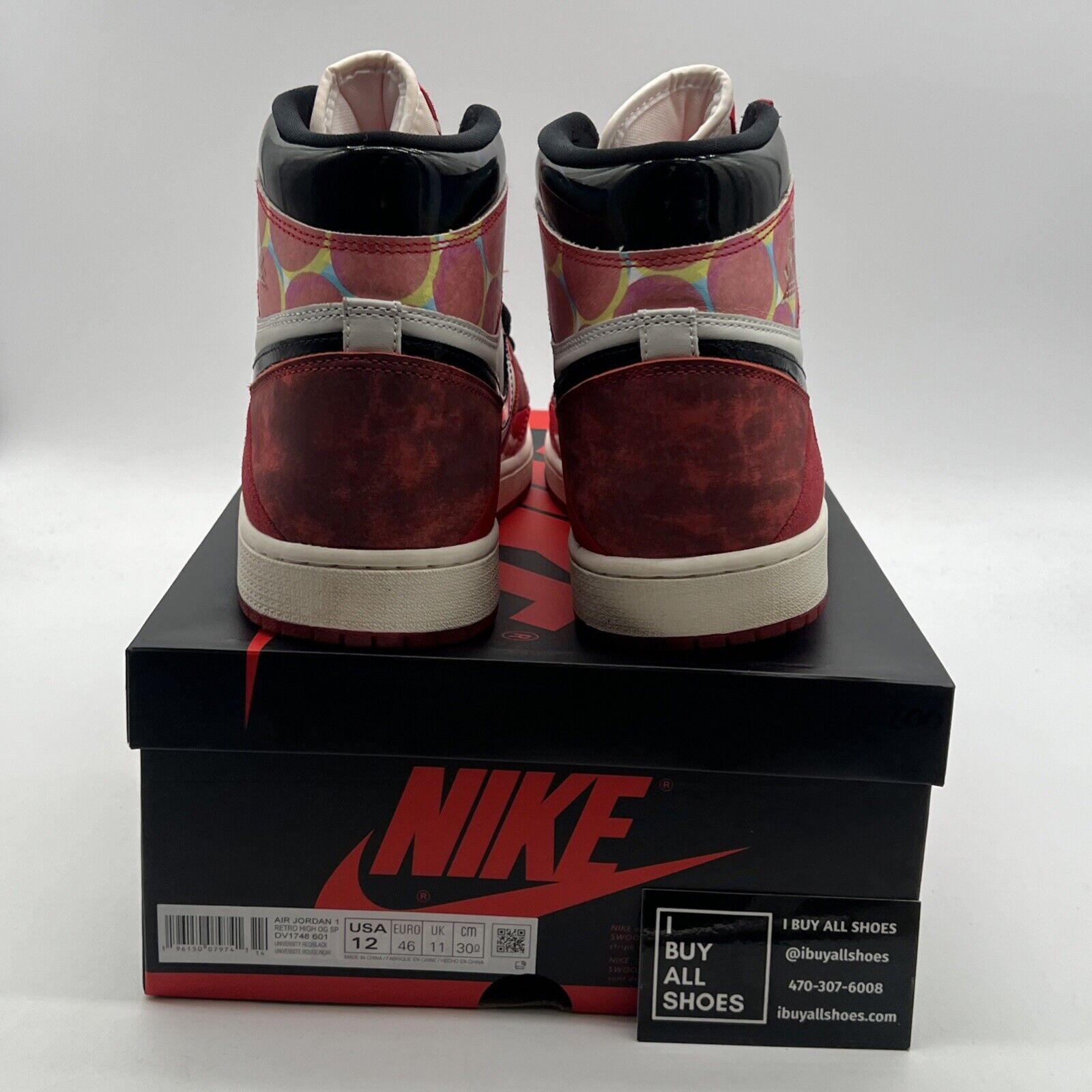 Size 12 - Air Jordan 1 Retro OG x Marvel High Next Chapter (DV1748-601)