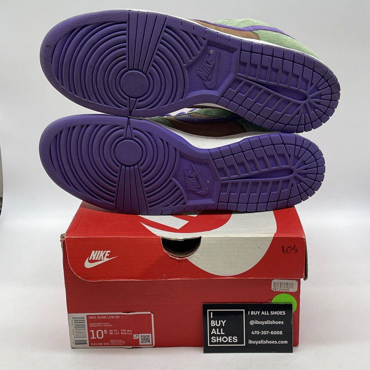 Size 10.5 - Nike Dunk SP Retro 2020 Low Veneer Brown Suede (DA1469-200)