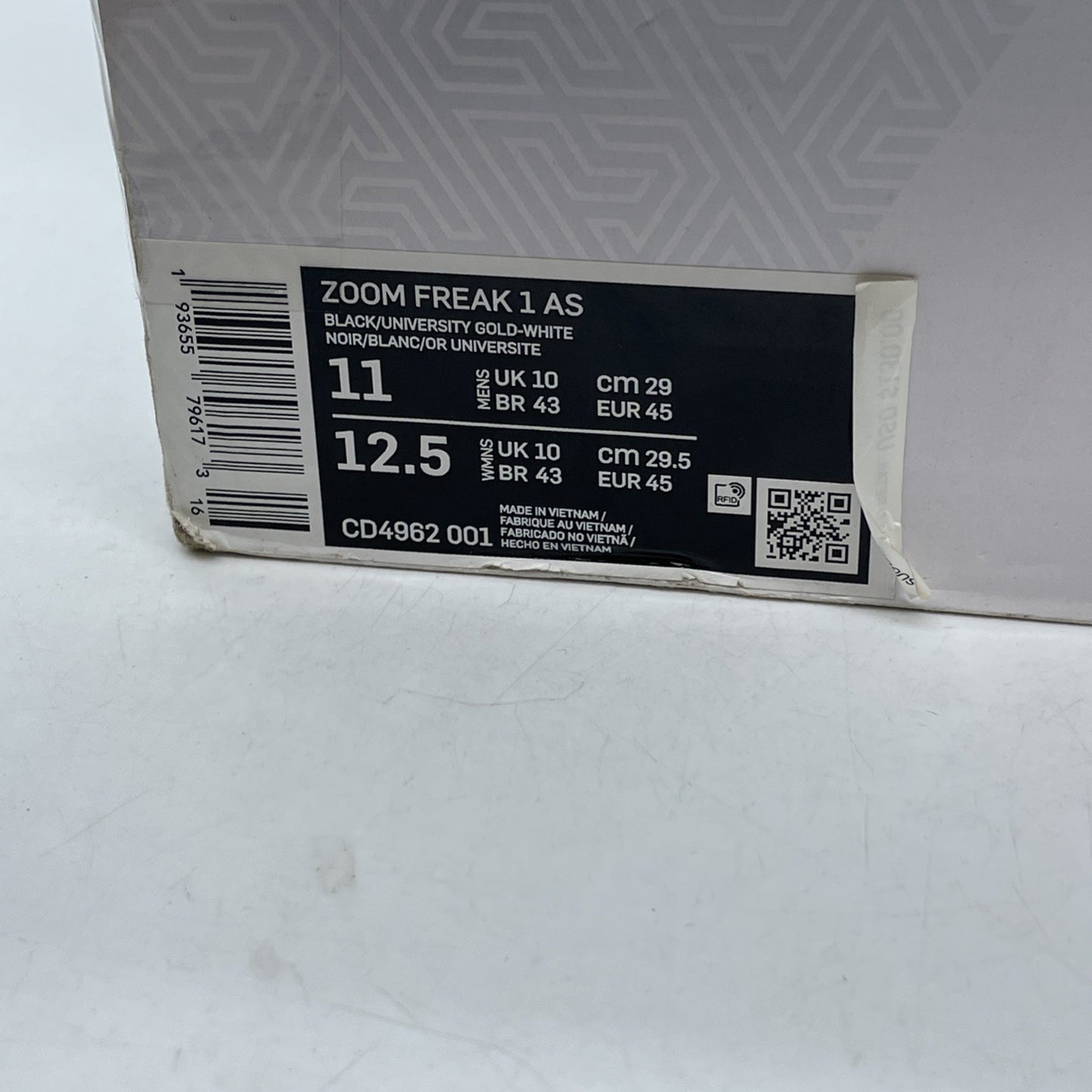 Size 11 - Nike Zoom Freak 1 All Star Employee of the Month (CD4962-001)