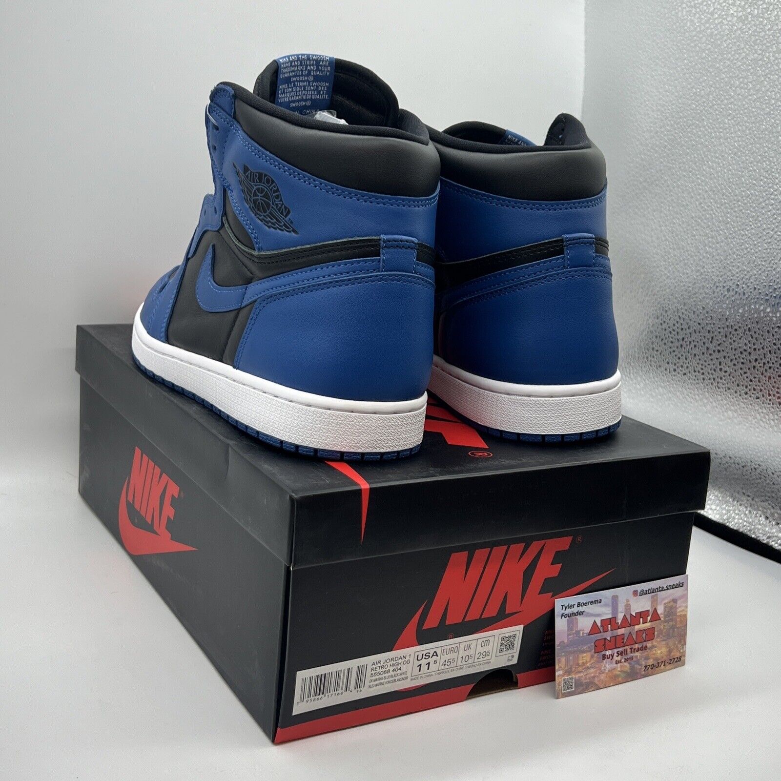 Size 11.5 - Jordan 1 Retro OG High Dark Marina Blue Brand New Og All