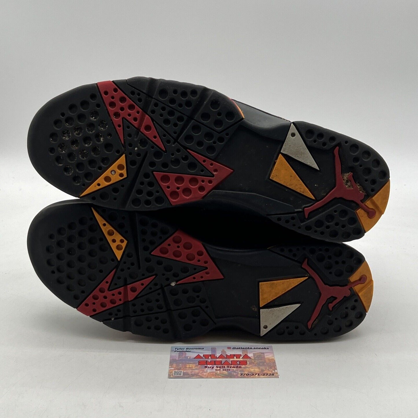 Size 11.5 - Jordan 7 Retro Citrus Yellow Red Suede (CU9307-081)