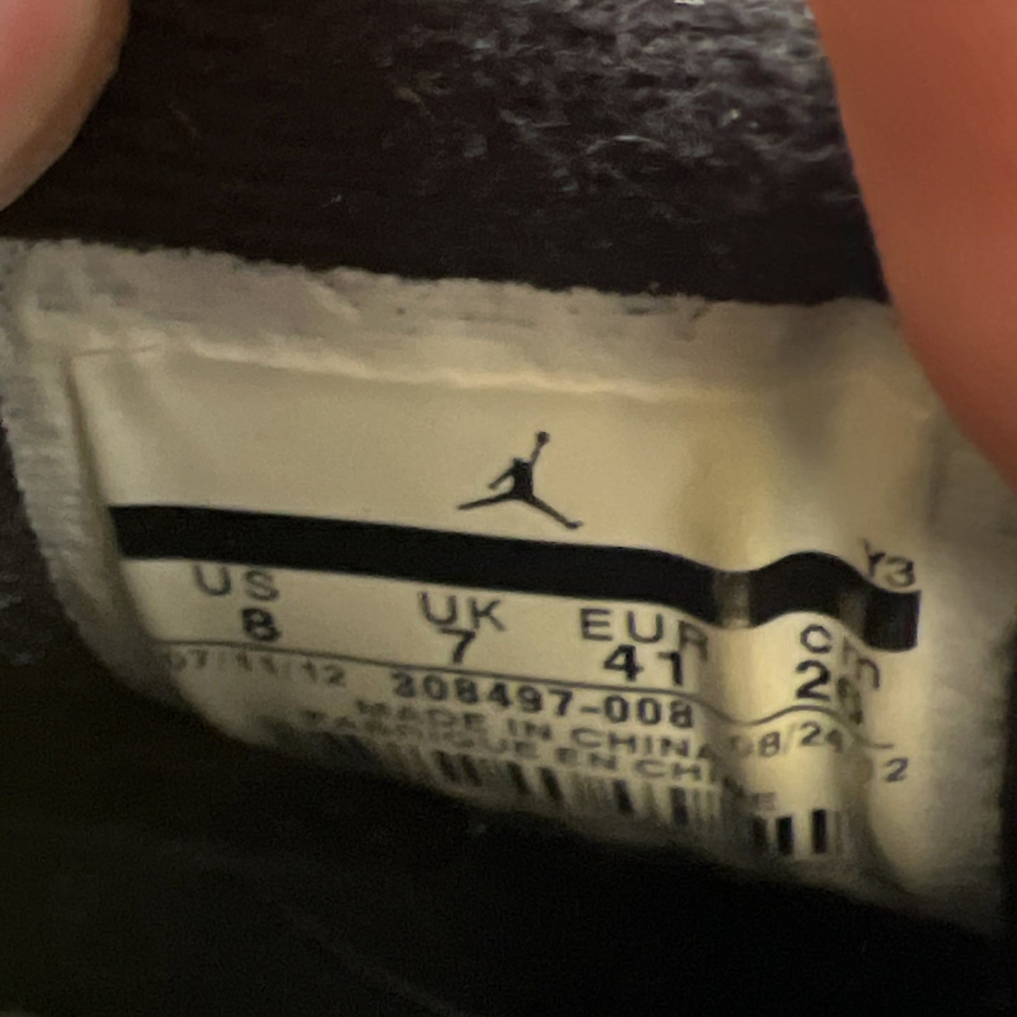 Size 8 - Air Jordan 4 Retro Low Thunder (308497-008)
