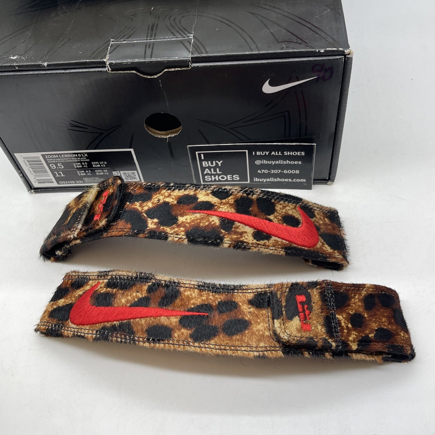 Size 9.5 - Nike Zoom LeBron 2 Beast Brown Black White Suede (DQ2439-200)