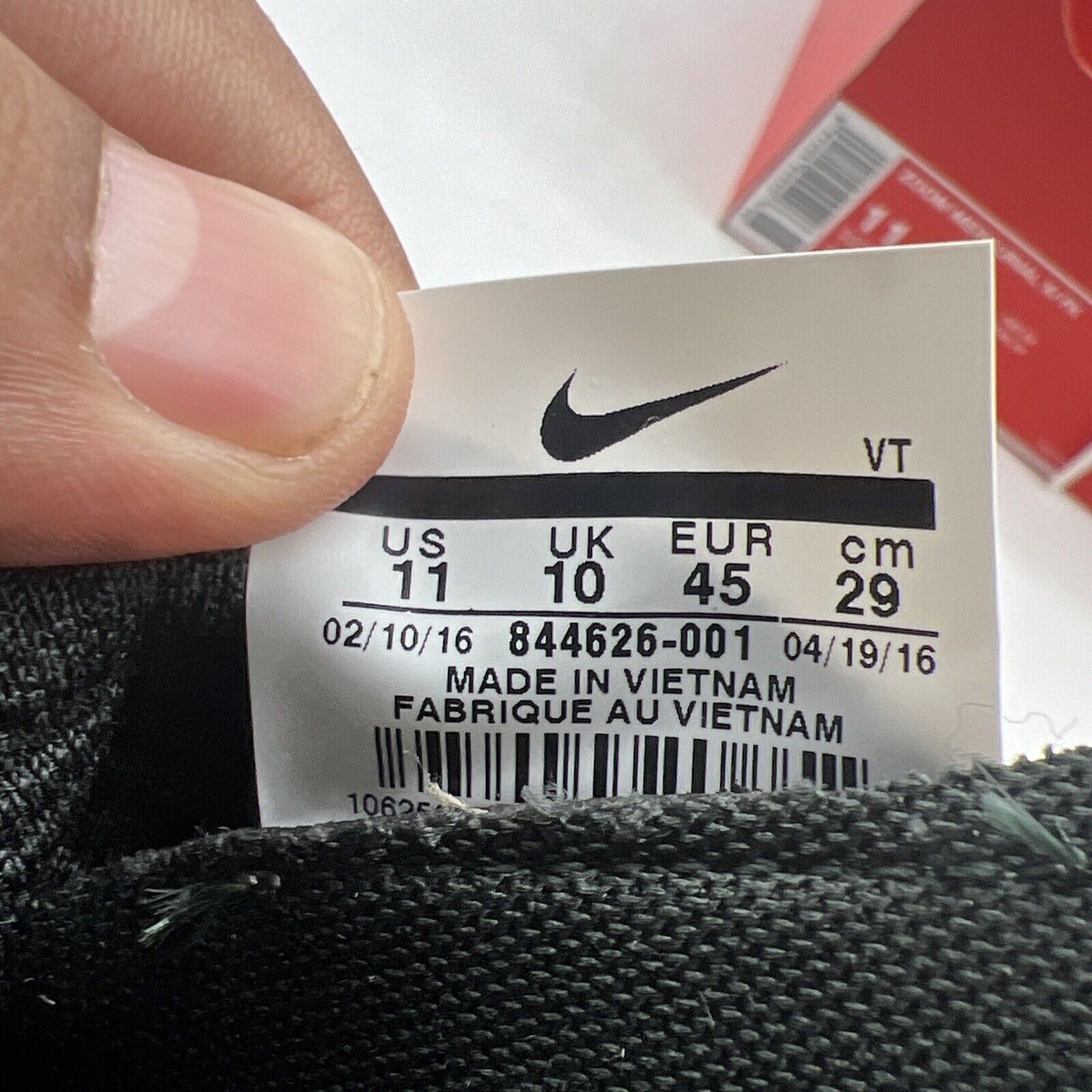 Size 11 - Nike Zoom Mercurial 11 Flyknit FC Black (845626-001)