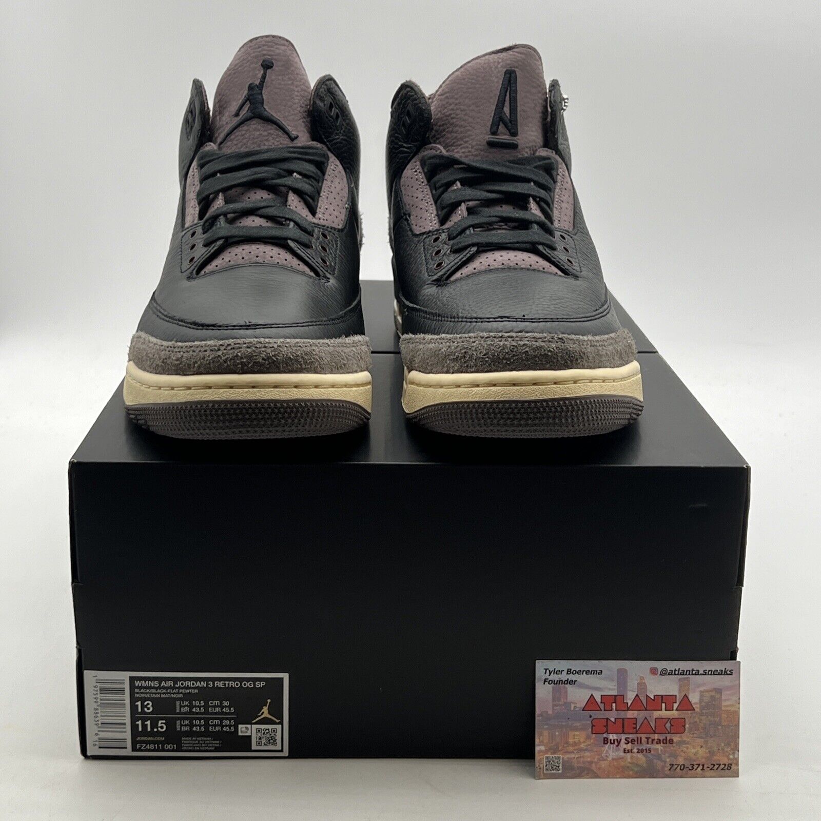 Size 13 - A Ma Maniére x Air Jordan 3 Retro While You Were Sleeping W FZ4811-001