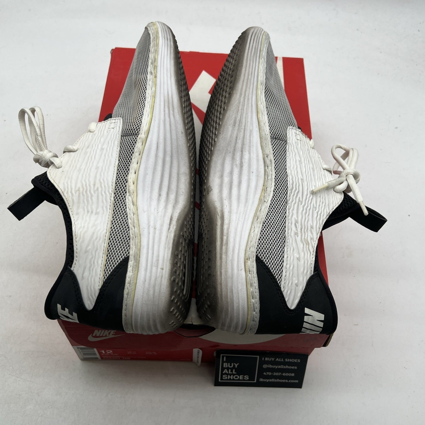 Size 12 - Nike Solarsoft Moccasin White (555301-100)