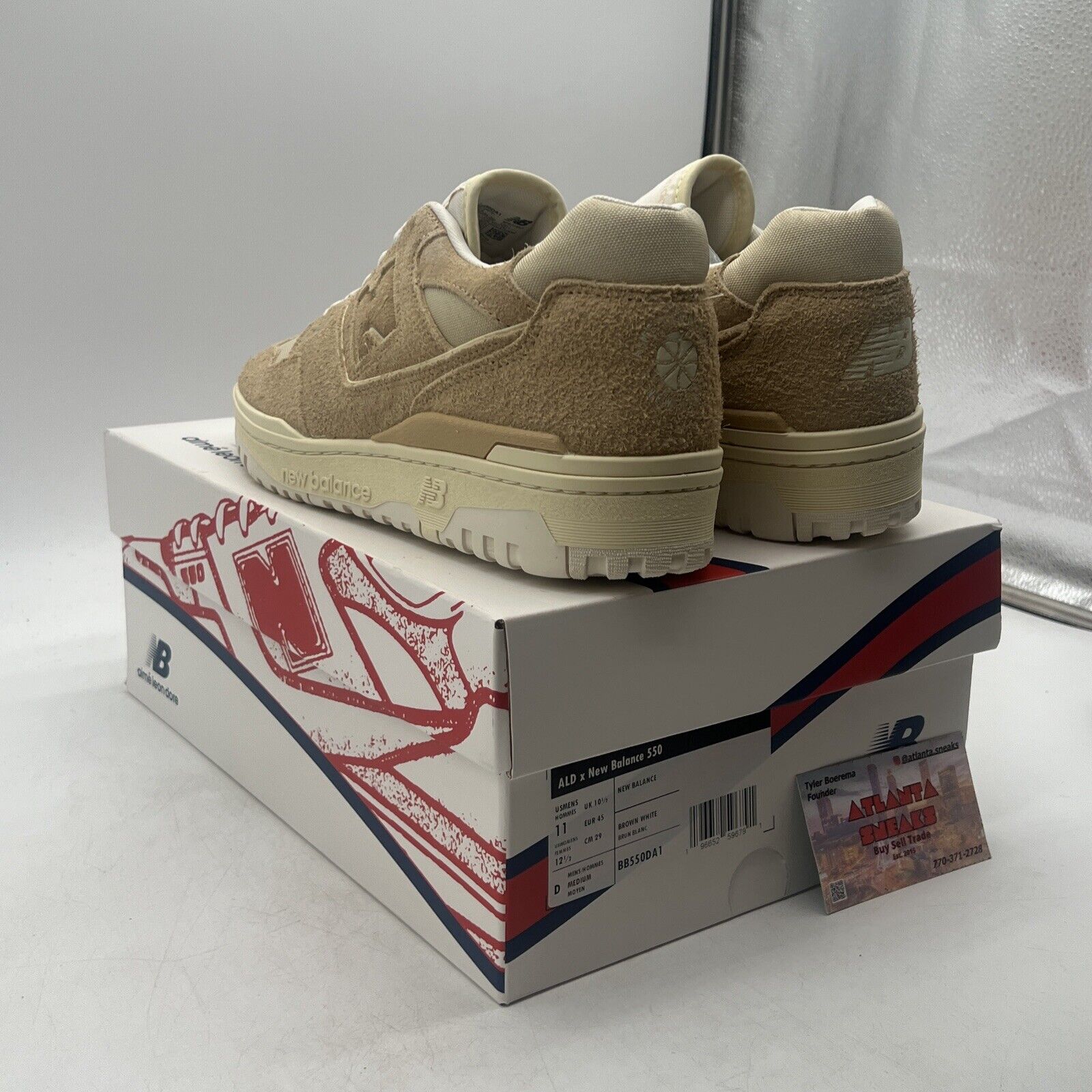 Size 11 - New Balance Aimé Leon Dore x 550 Warm Sand (BB550DA1)