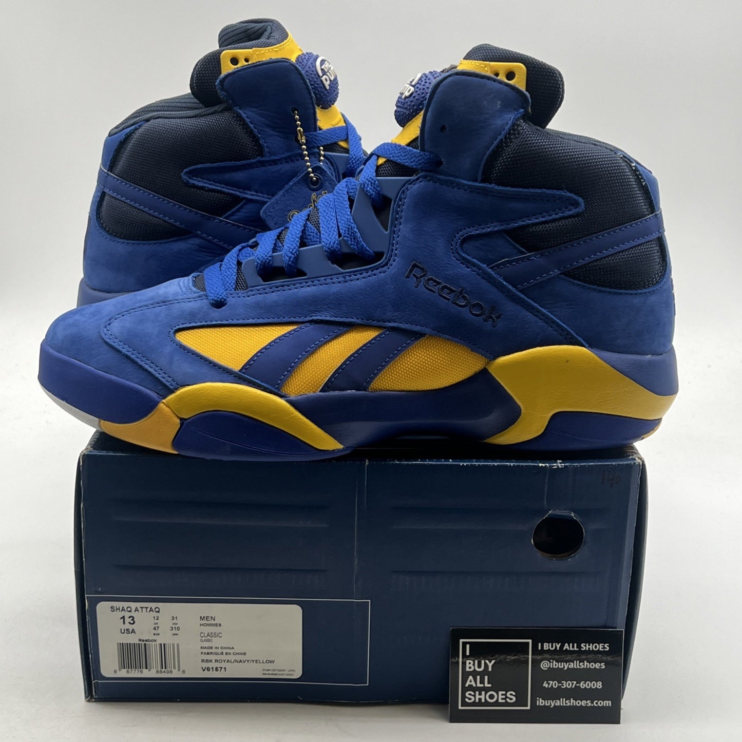 Size 13 - Reebok Shaq Attaq Packer Shoes (V61571)