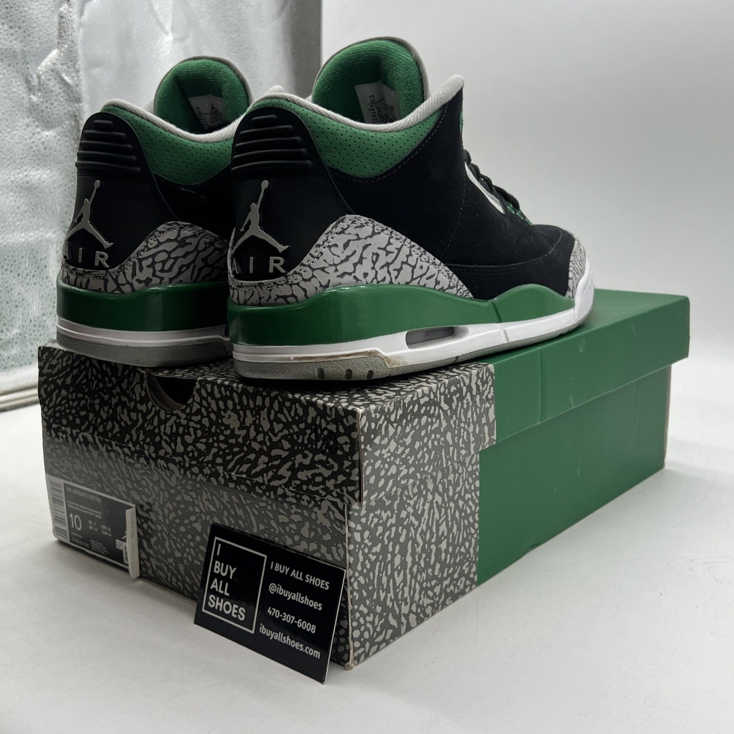 Size 10 - Air Jordan 3 Retro Mid Pine Green (CT8532-030)