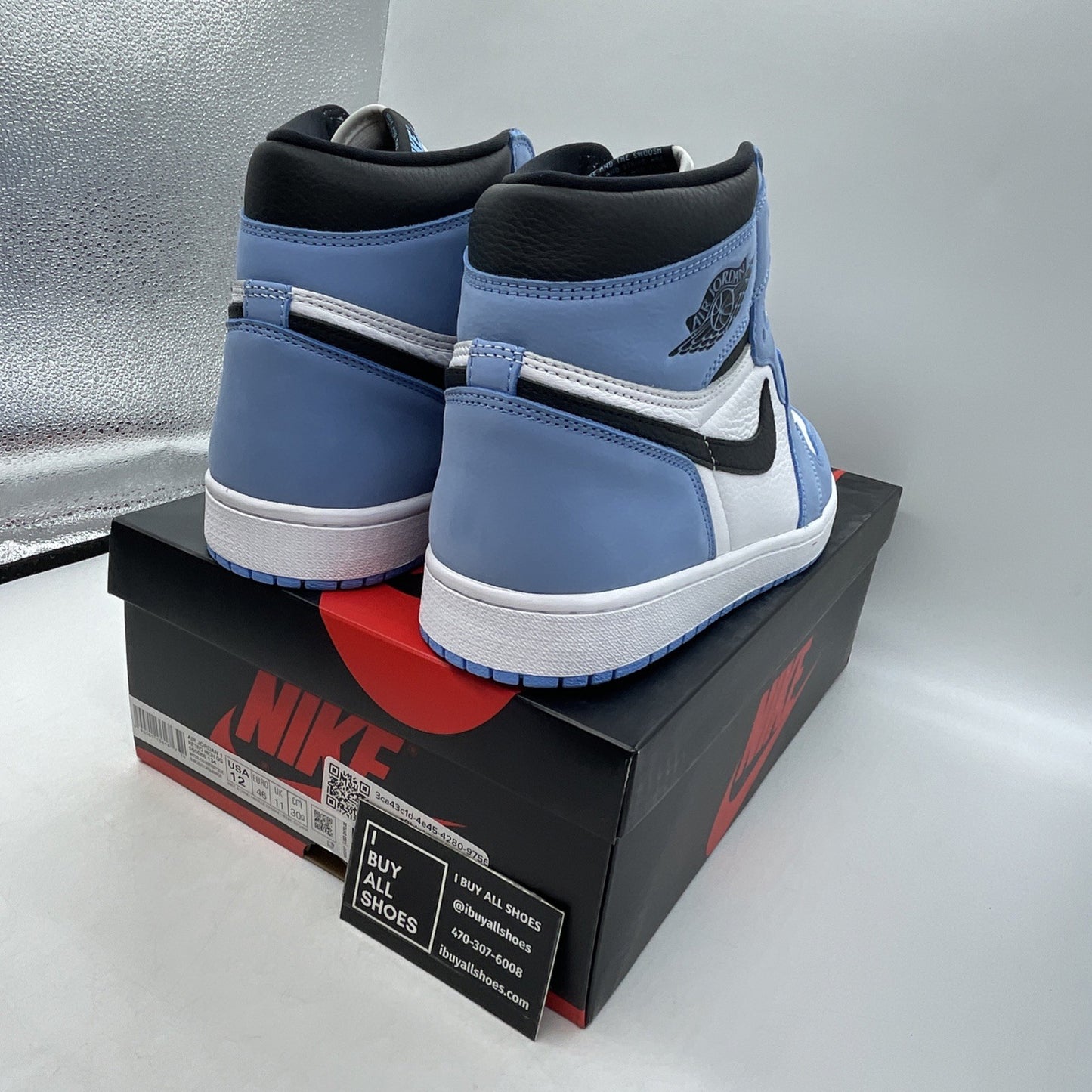 Size 12 - Air Jordan 1 Retro OG High University Blue (555088-134)
