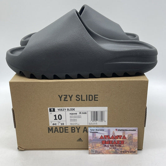 Size 10 - Adidas Yeezy Slide Onyx Black (HQ6448)