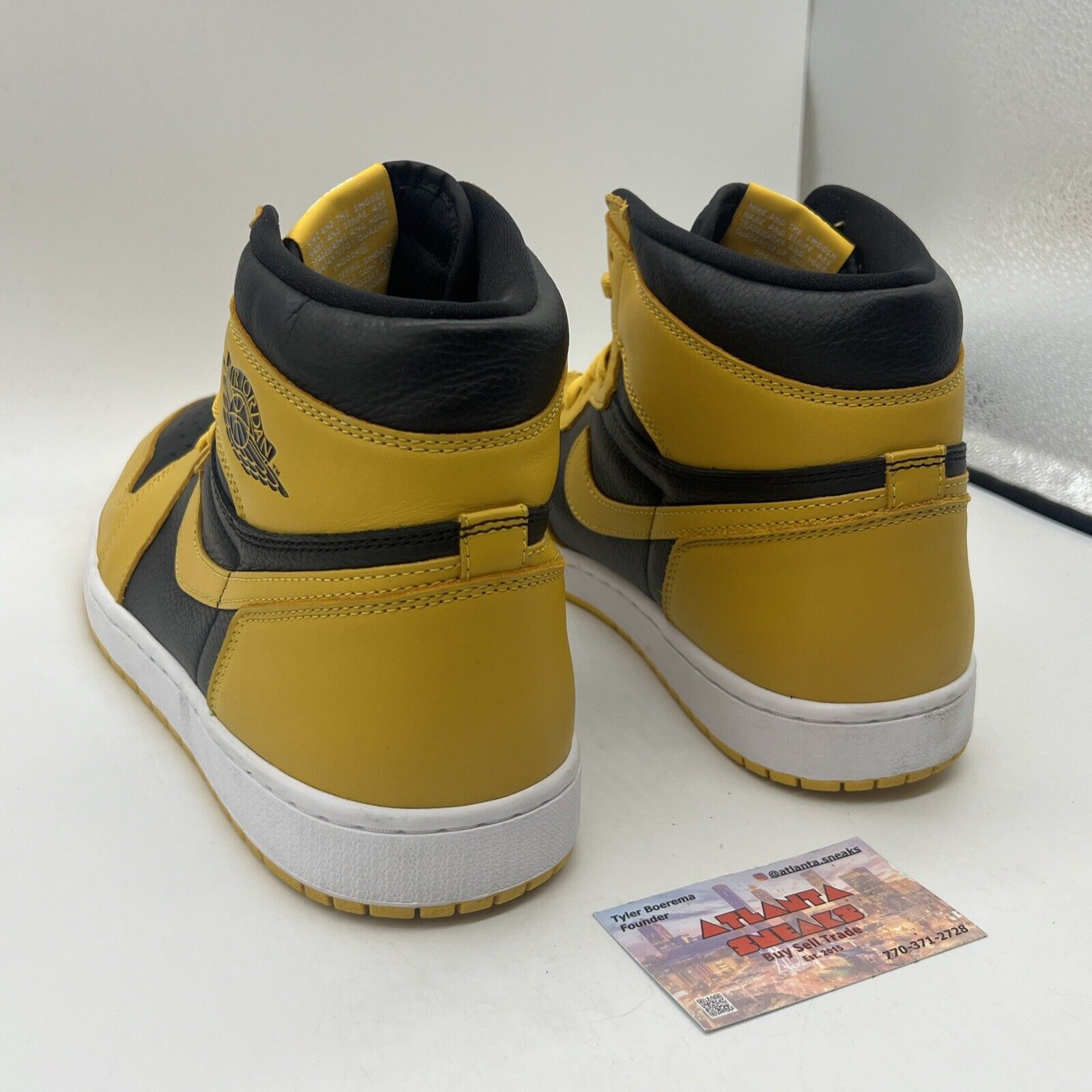 Size 13 - Jordan 1 Retro OG High Pollen Black White Yellow Leather