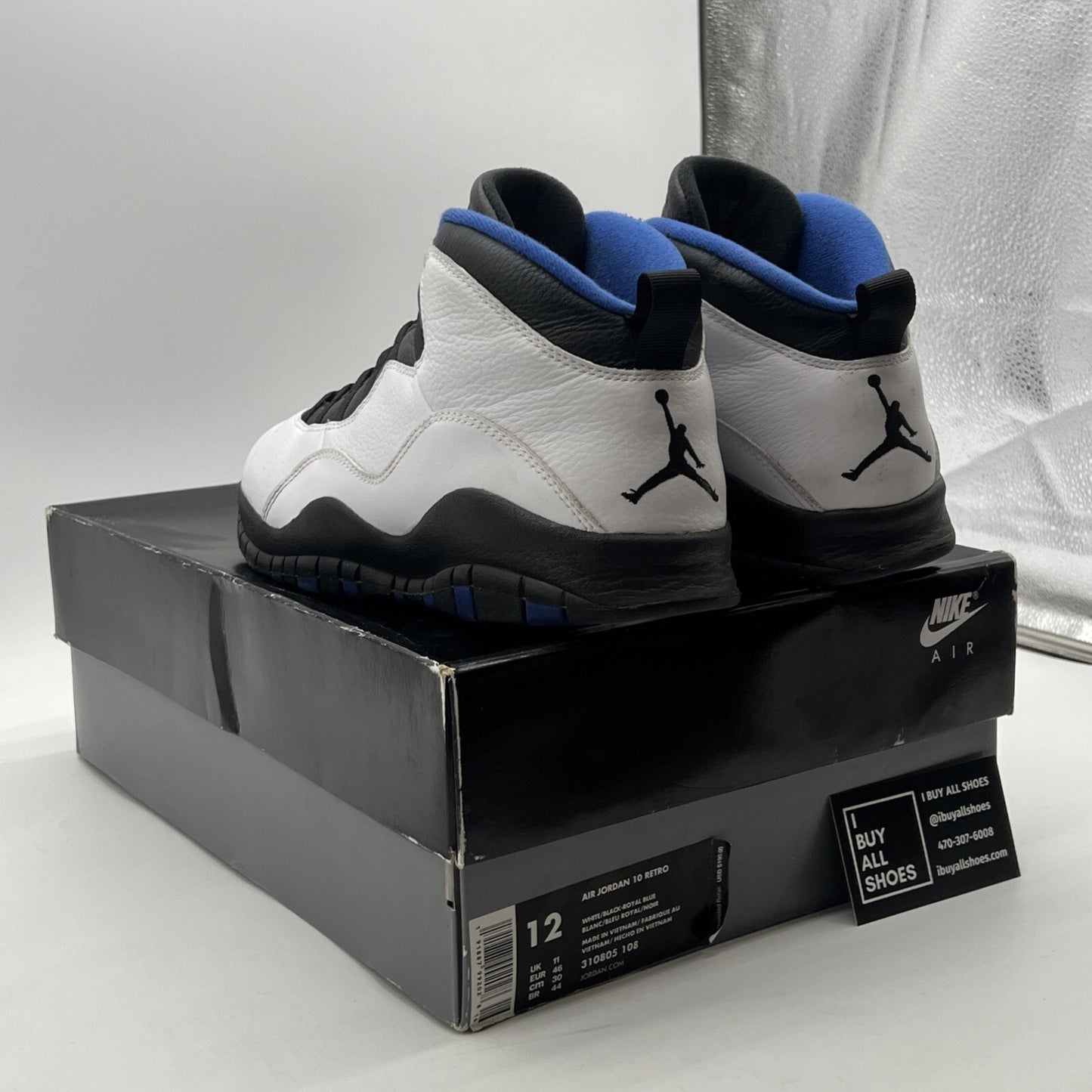 Size 12 - Air Jordan 10 Retro 2018 Orlando (310805-108)