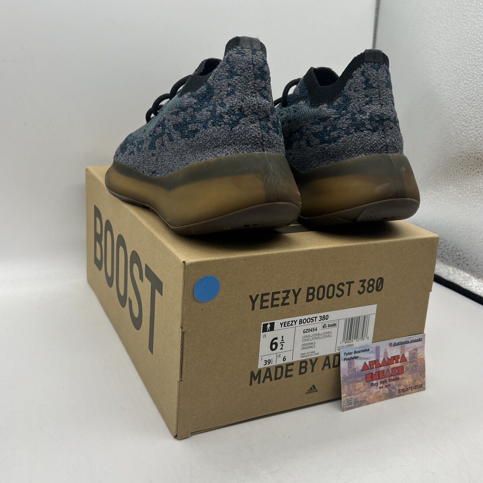 Size 6.5 - adidas Yeezy Boost 380 Covellite Blue (GZ0454)