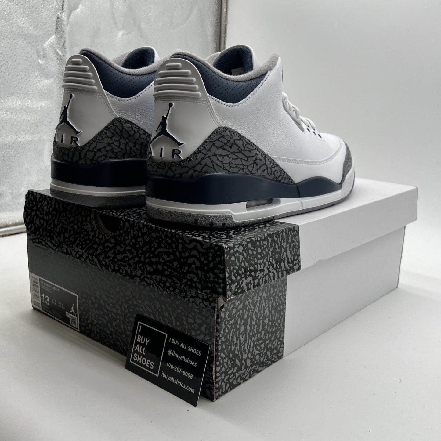 Size 13 - Air Jordan 3 Retro Midnight Navy (CT8533-140)