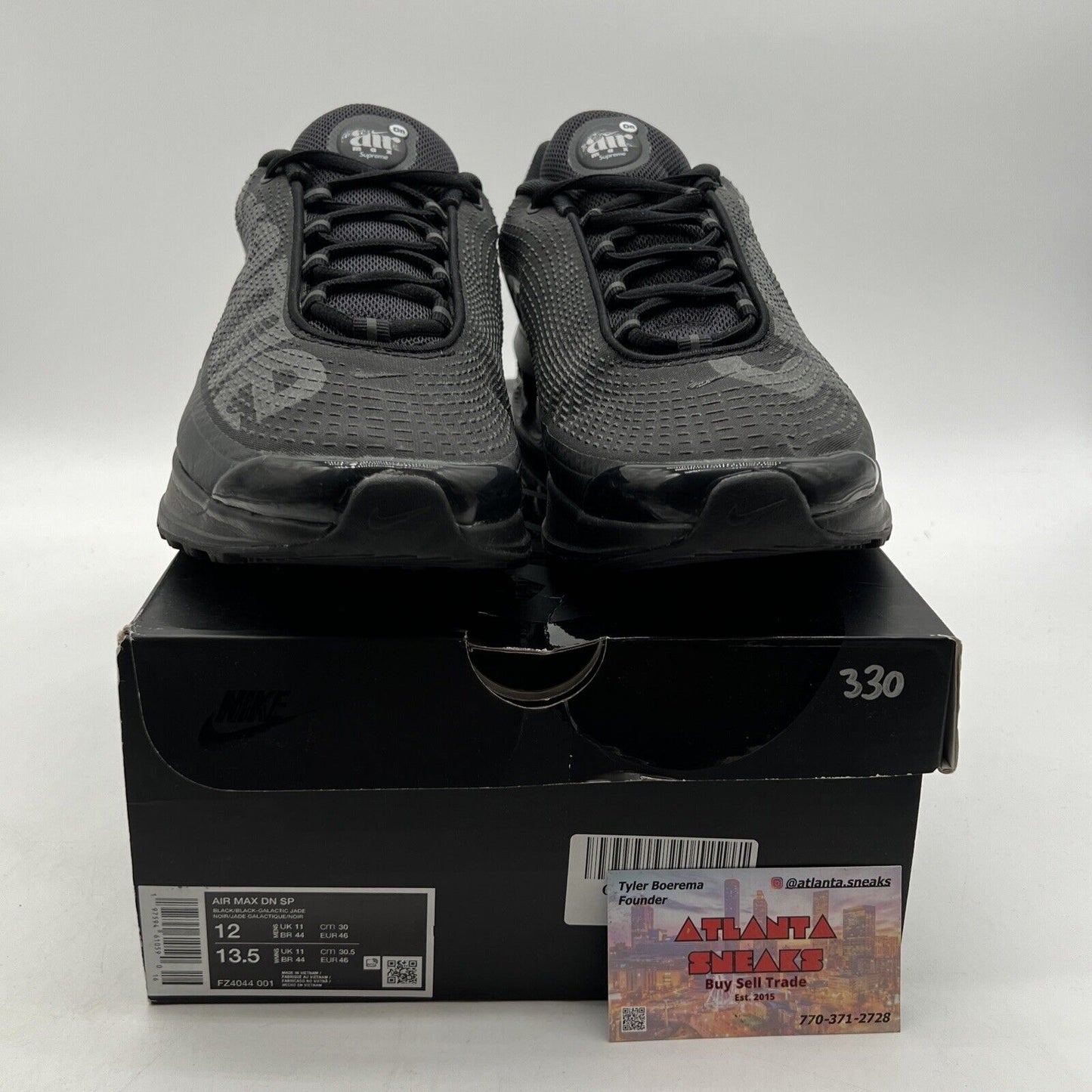 Size 12 - Nike Supreme x Air Max DN Black Galactic Jade (FZ4044-001)