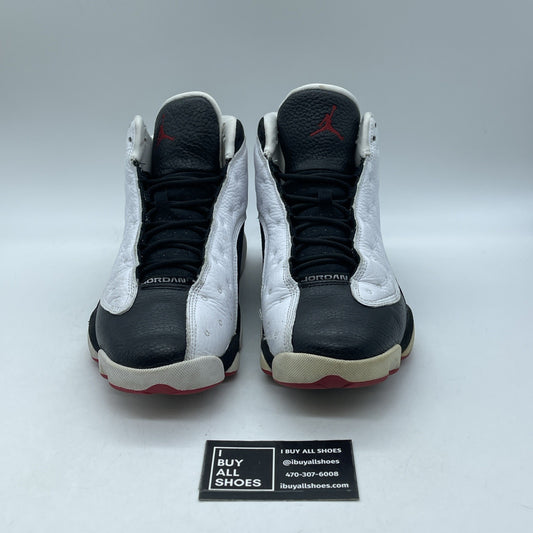 Size 8.5 - Air Jordan 13 Retro 2013 He Got Game White Black (414571-104)