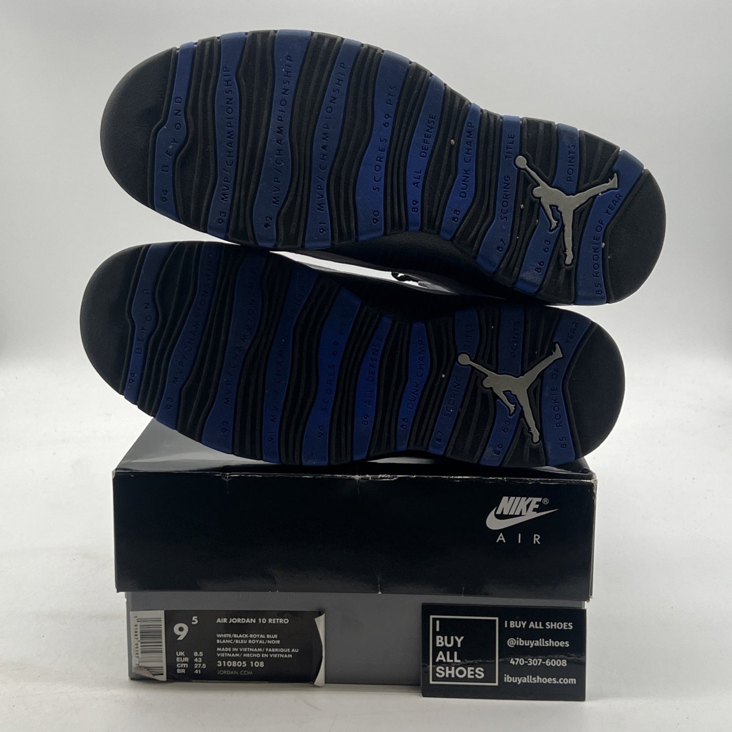 Size 9.5 - Air Jordan 10 Retro 2018 Orlando (310805-108)