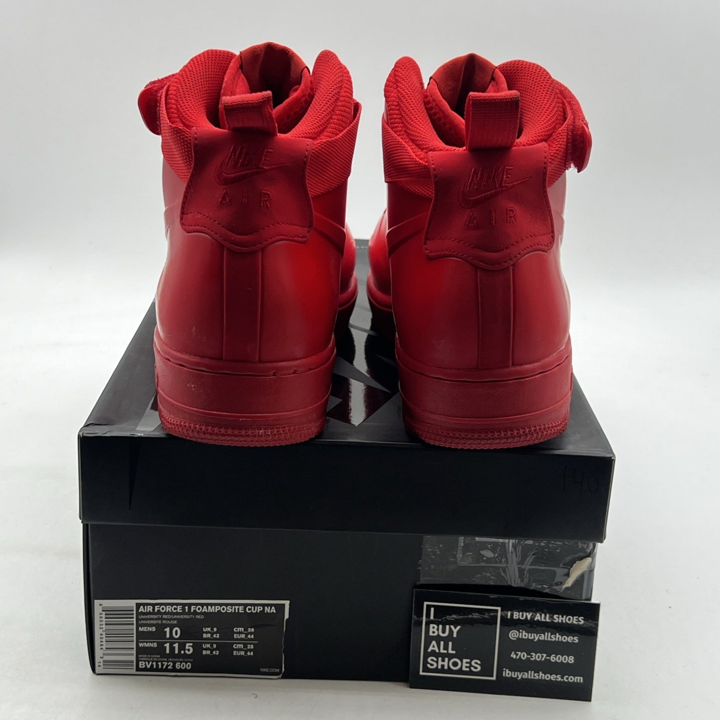 Size 10 - Nike Air Force 1 Foamposite Red (BV1172-600)