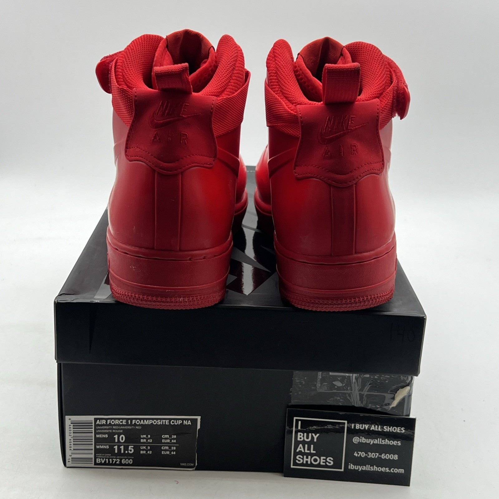 Size 10 - Nike Air Force 1 Foamposite Red (BV1172-600)