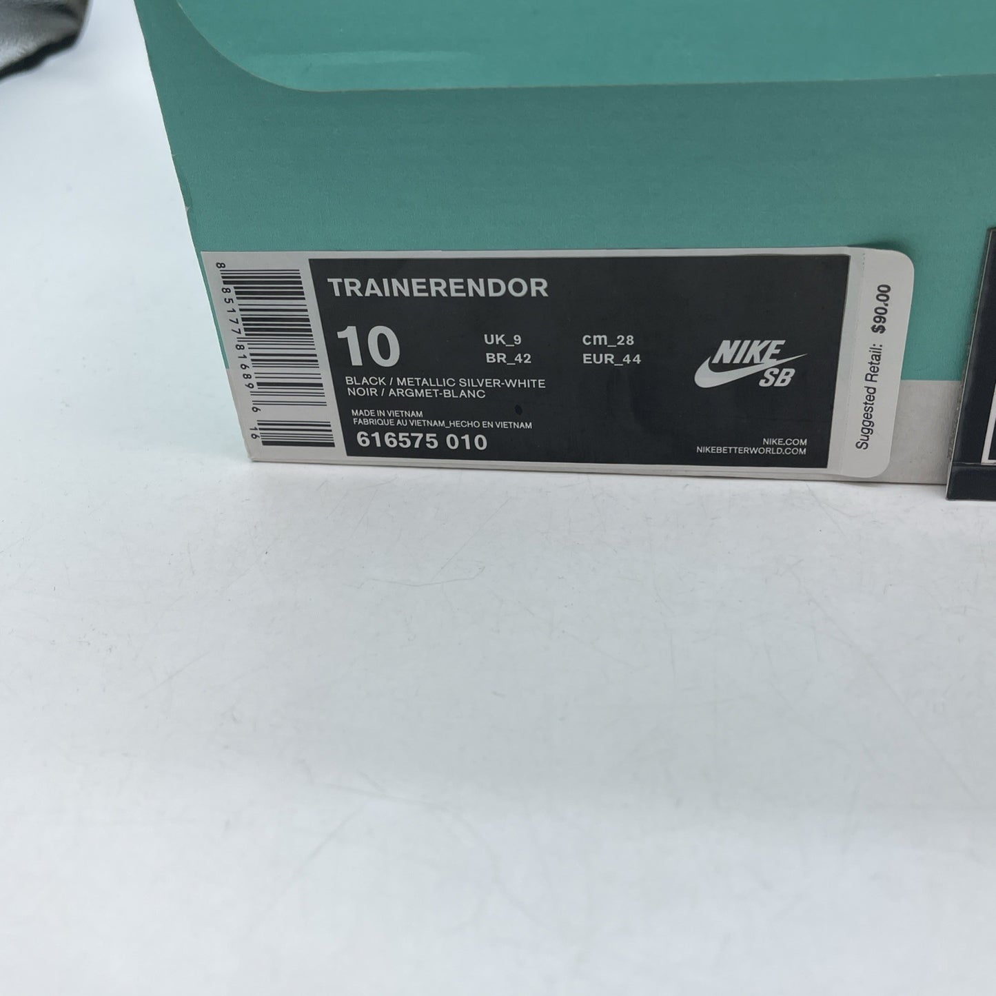Size 10 - Nike SB Trainernedor Gray (616575-010)