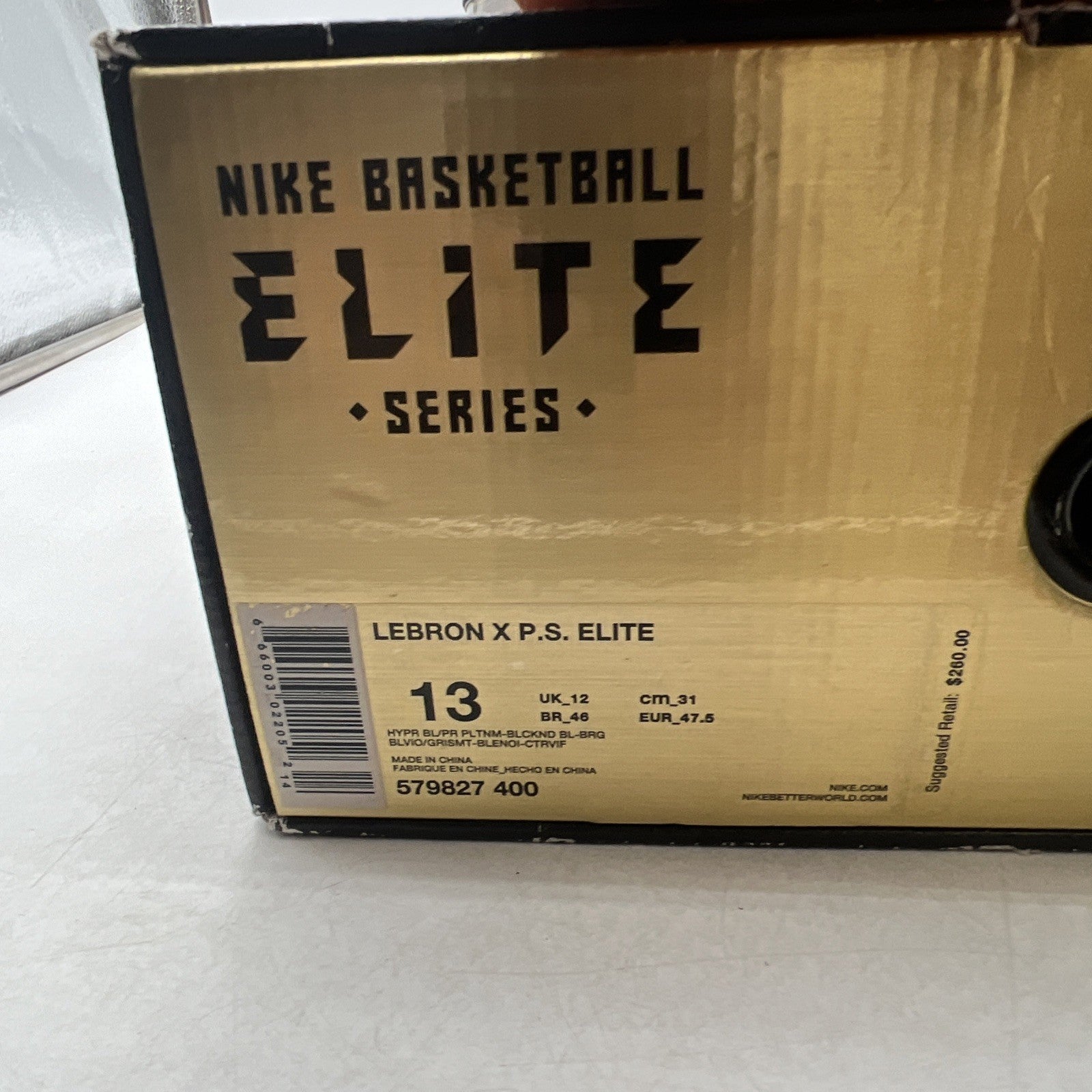 Size 13 - Nike LeBron 10 P.S Elite Superhero (579827-400)