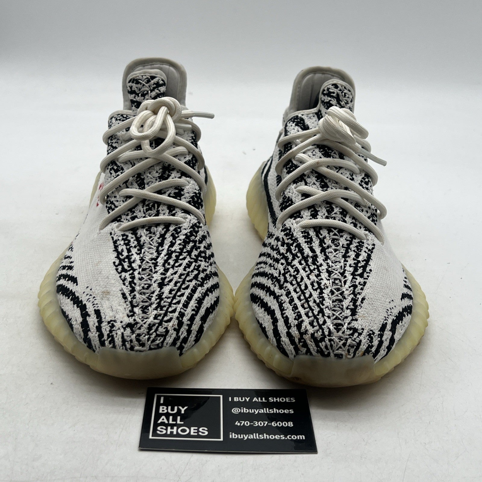 Size 9.5 - adidas Yeezy Boost 350 V2 Low Zebra (CP9654)