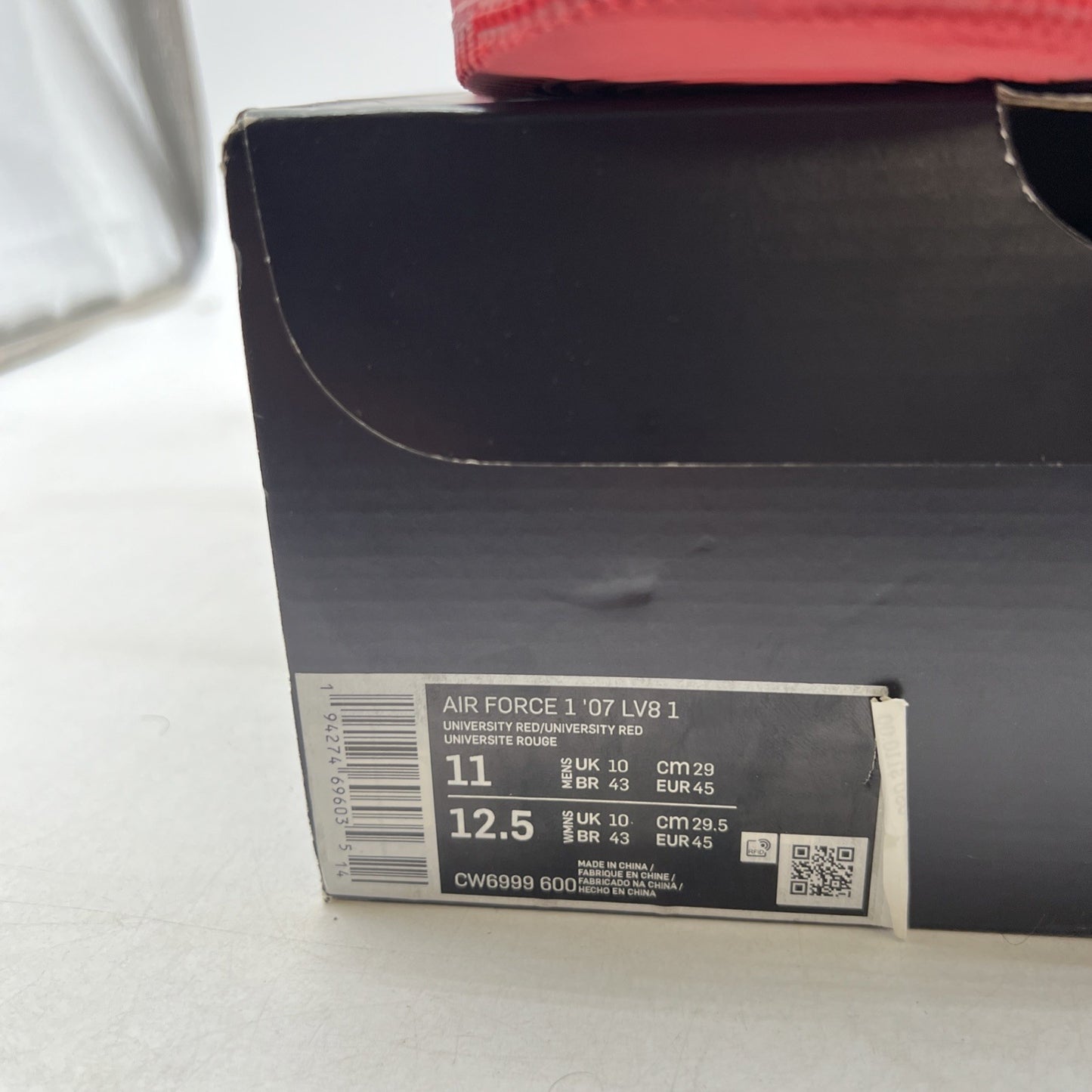 Size 11 - Nike Air Force 1 Low Triple Red (CW6999-600)