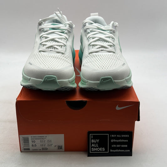 Size 10W - Nike WMNS Zoom Vomero 18 Running ZoomX ReactX White Turq (HM6804-106)