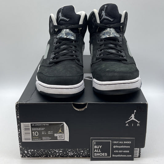 Size 10 - Jordan 5 Retro Mid Oreo Black White Suede (CT4838-011)