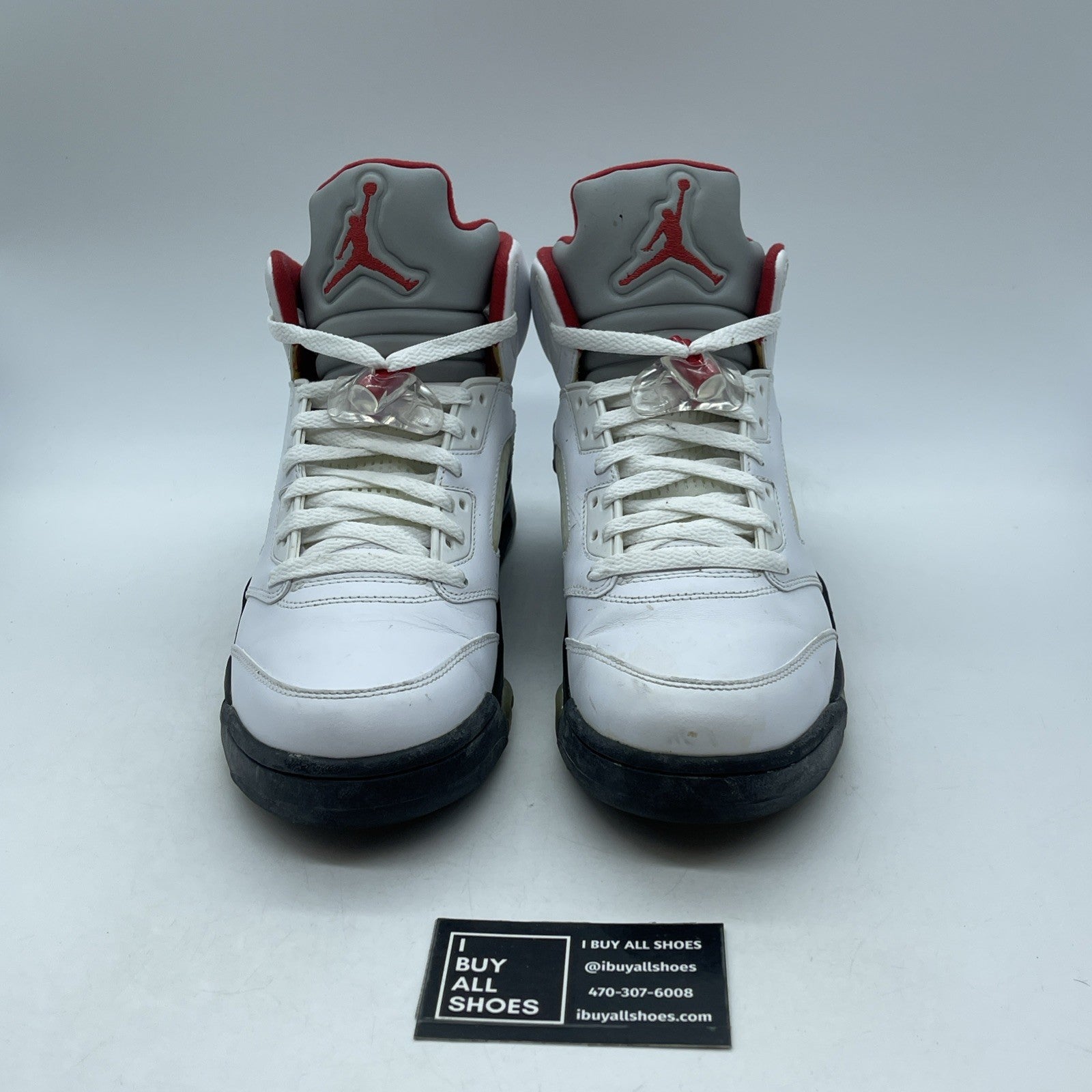 Size 9 - Air Jordan 5 Retro 2013 White Fire Red (136027-100)