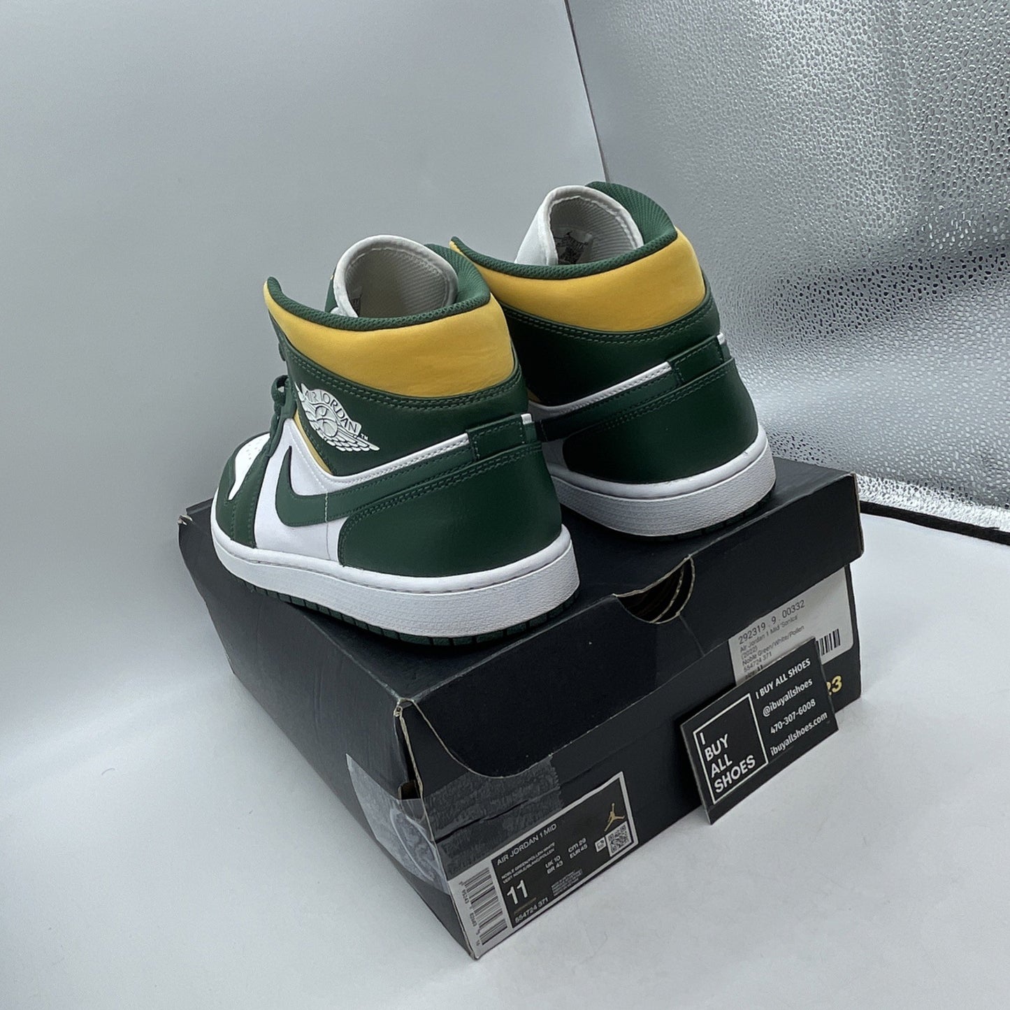 Size 11 - Air Jordan 1 Mid Sonics (554724-371)