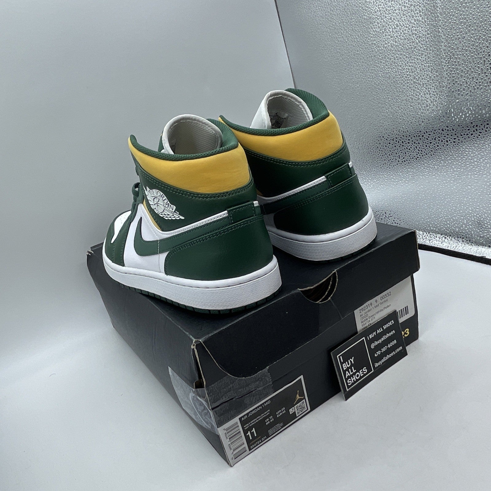 Size 11 - Air Jordan 1 Mid Sonics (554724-371)