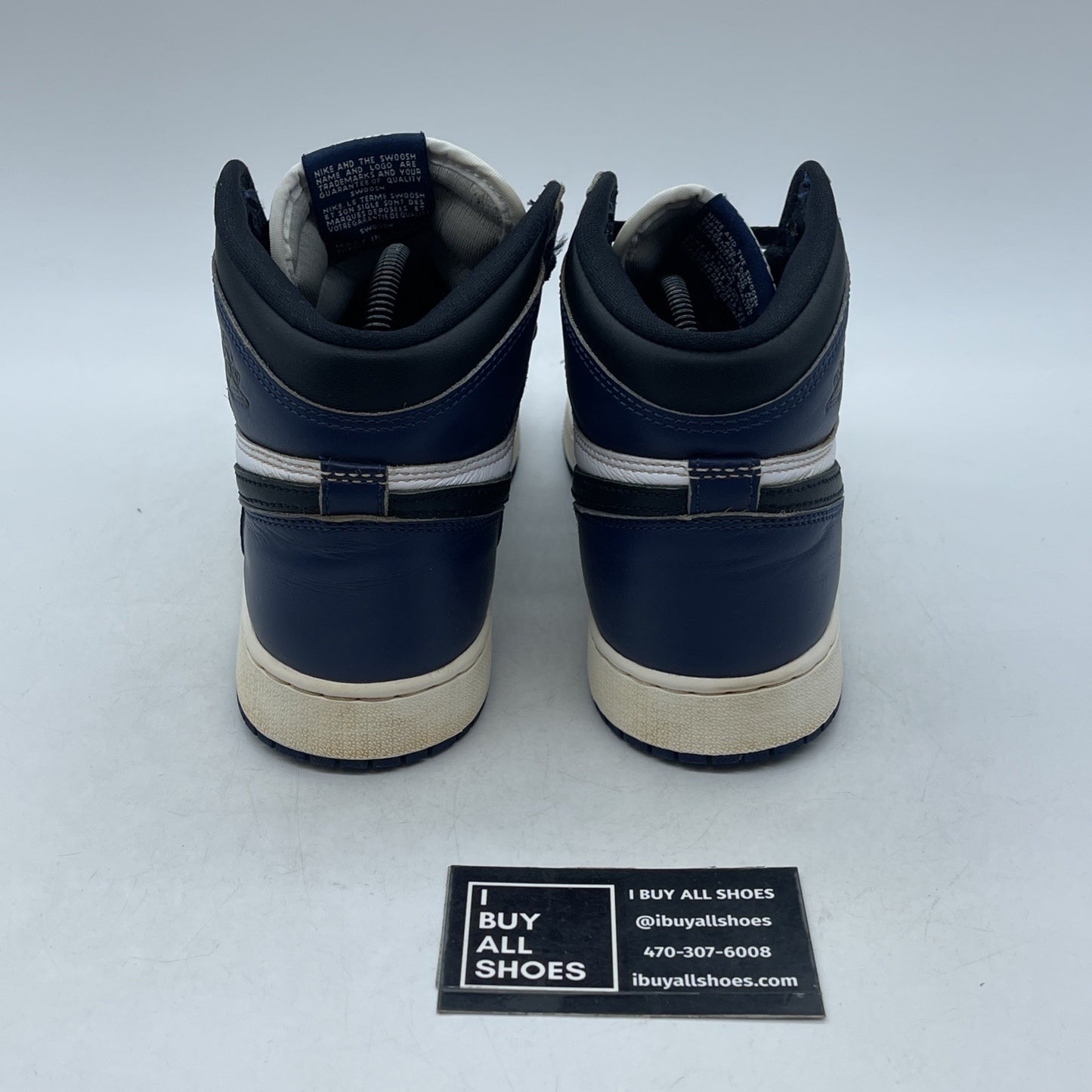 Size 6.5Y (GS) Air Jordan 1 Retro OG “Midnight Navy” (FD1437-401)