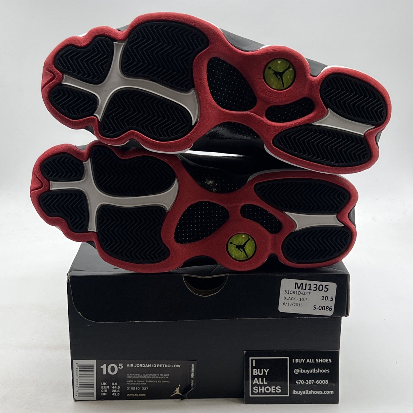 Size 10.5 - Air Jordan 13 Retro Low Bred (310810-027)